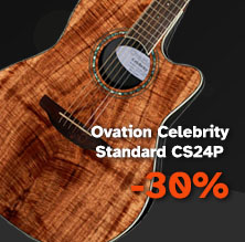 Ovation Celebrity Standard Plus Balladeer CS24P FKoa Figured